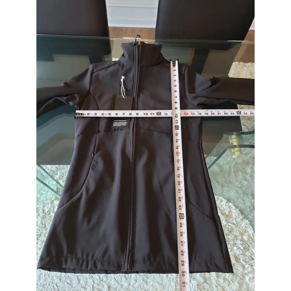 Snozu Trailblazer Jacket Womens Small Black Fleece Lined Long Sleeve Full Zipper - Image 7