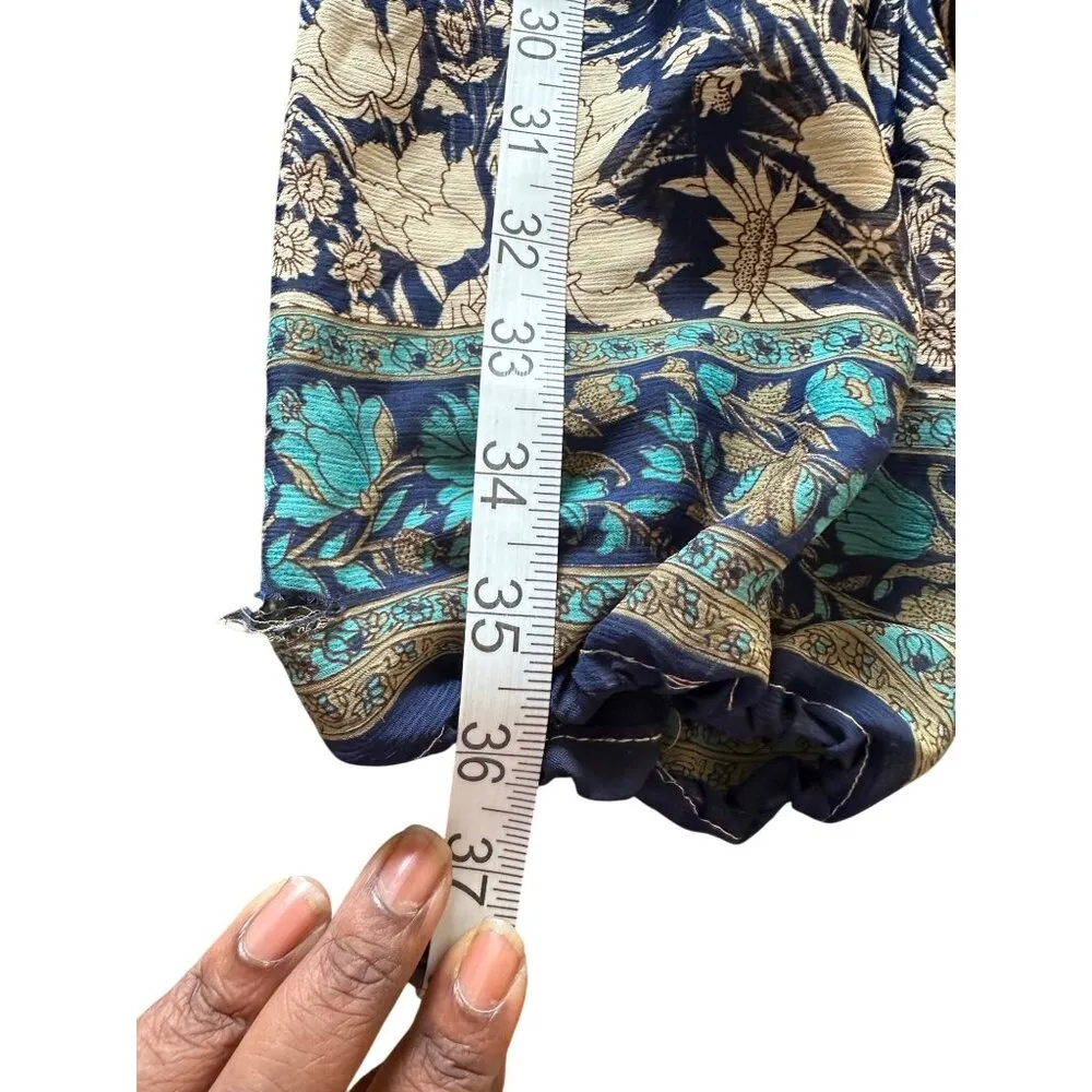 Unbranded Women’s Harem Pants Floral Print Drop Crotch Unique Hippie Size S READ - Image 6