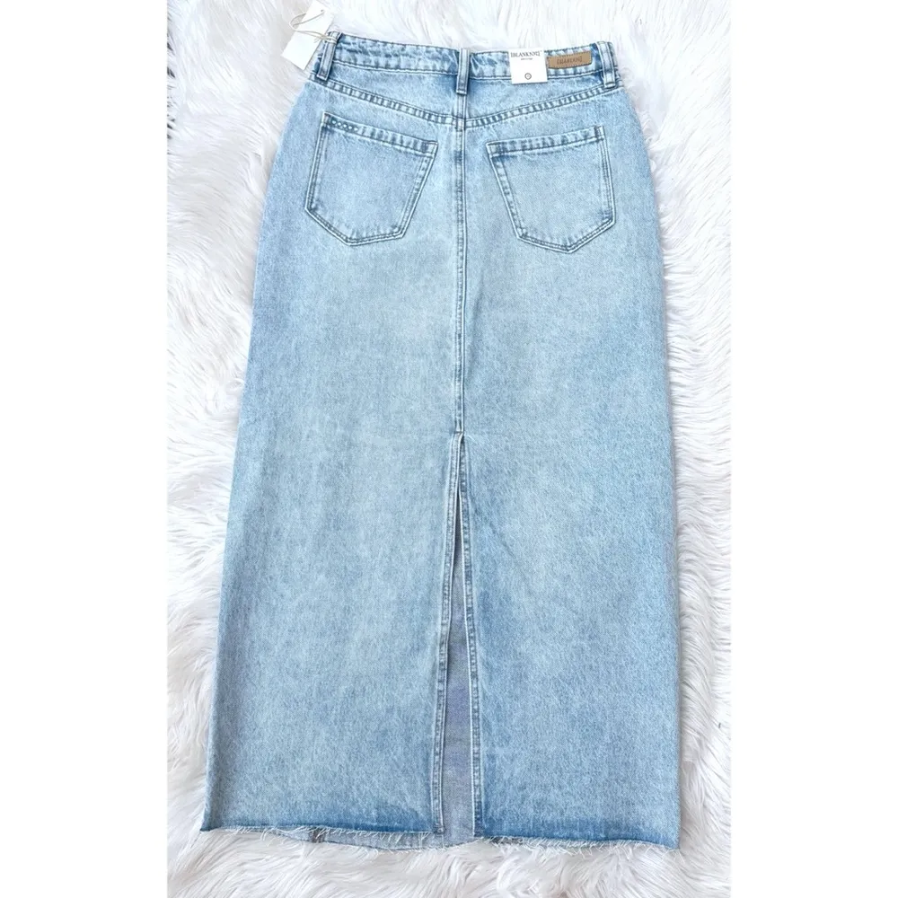 NWT BlankNYC Patchwork Denim Maxi Skirt - Image 3