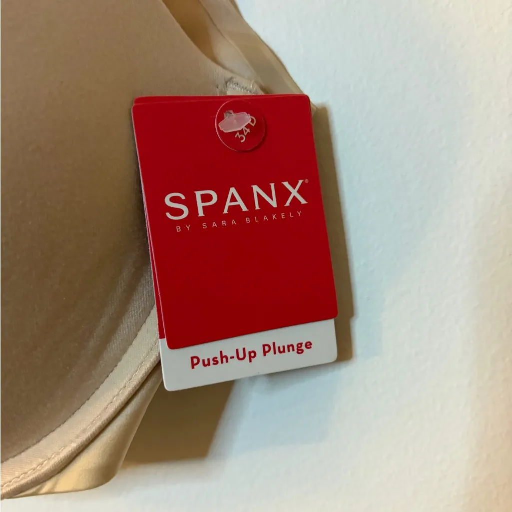 NWT SPANX Push Up Plunge Bra 34D - Image 4