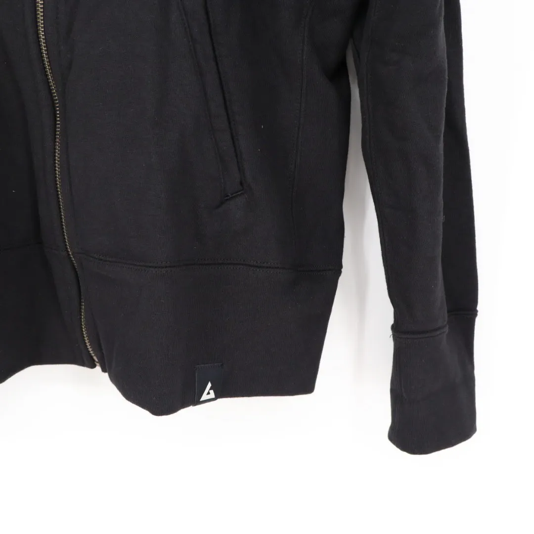 American Giant Women's Moto Full Zip Size XL Made In USA Black - Image 6