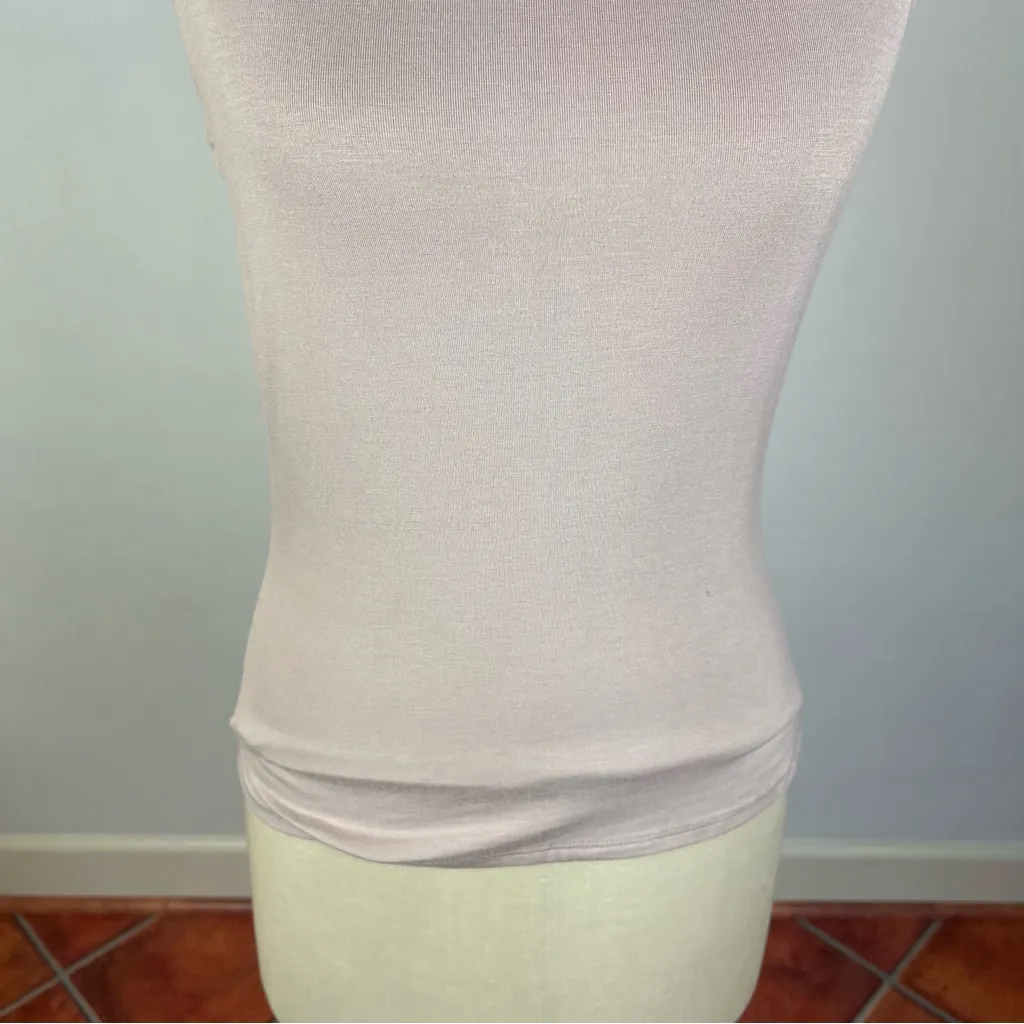 Lulu’s Blush Mock Neck Tank Top Pink Size XS - Image 4