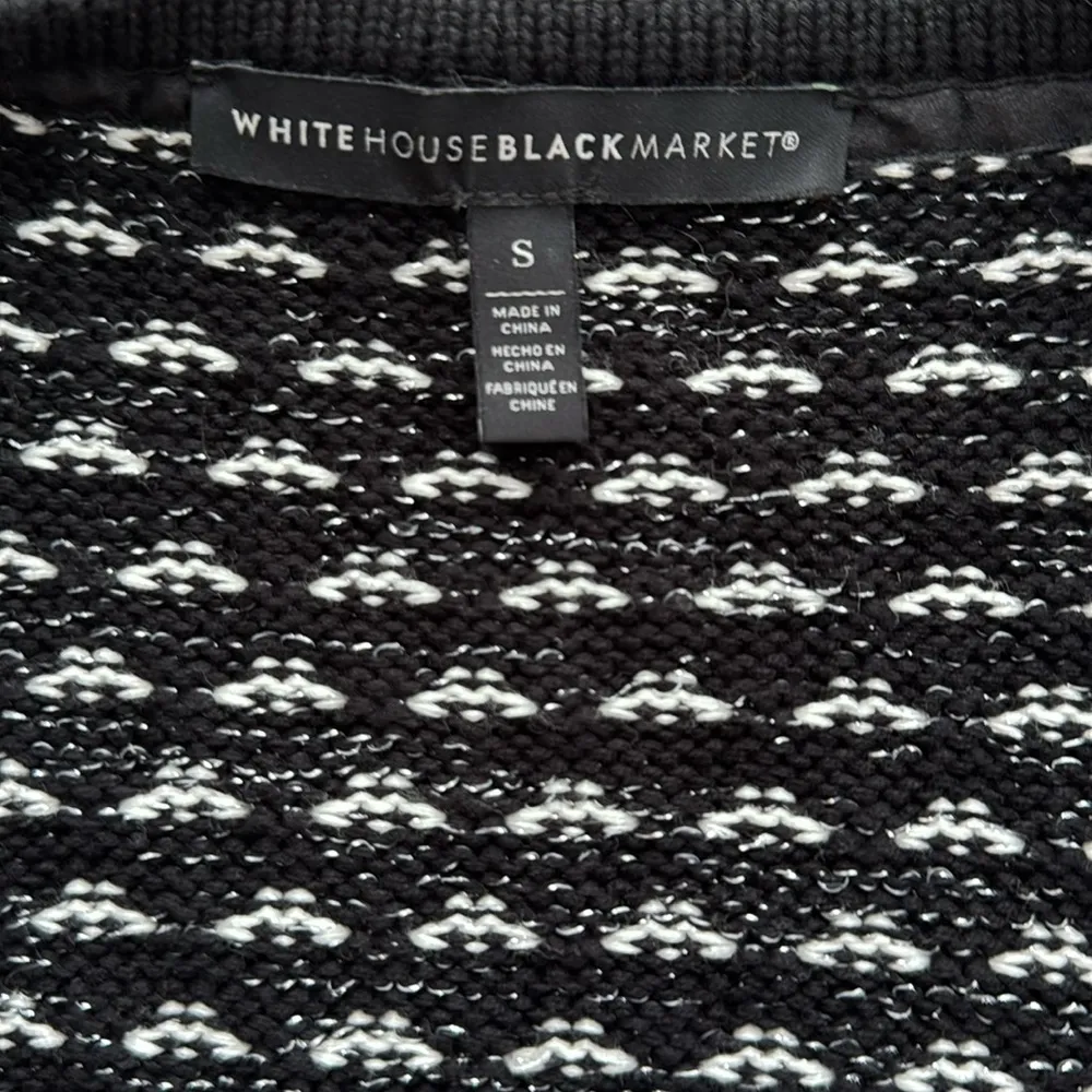 WHBM-WHITE HOUSE BLACK MARKET JEWELED KNIT CARDIGAN JACKET SZ: S - Image 11