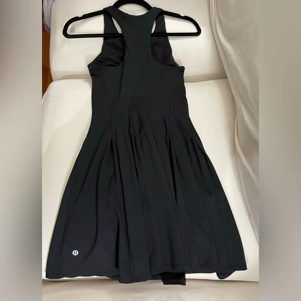 Lululemon Court Crush Tennis Dress Nulux in Black Size 0,2? - Image 6