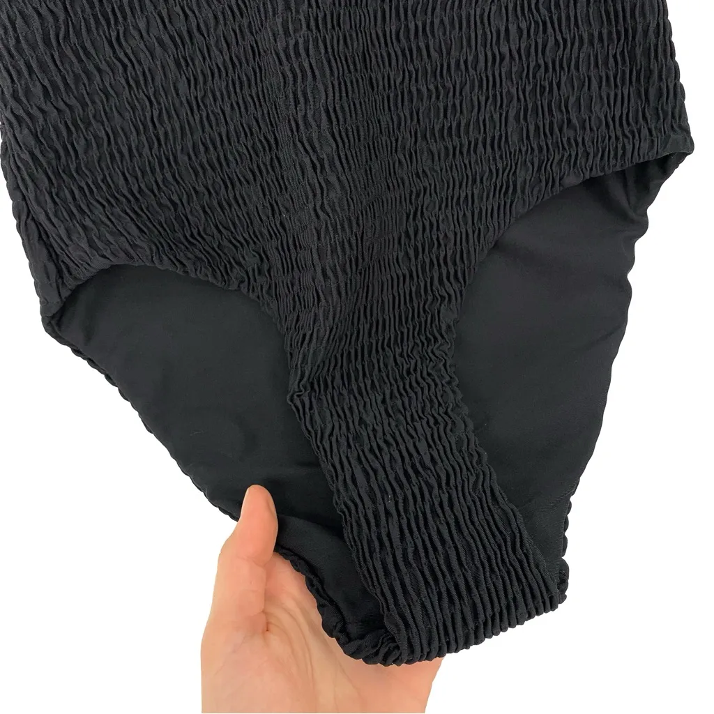 CITRINE Laurel One Piece Smocked Black M Size M - Image 3