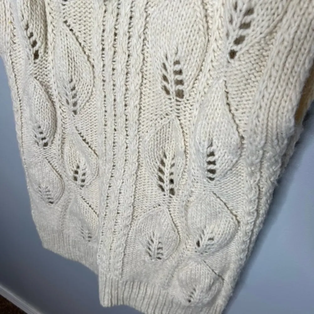 Anthropologie Far Away From Close Alpaca Wool Chunky Cardigan Sleeveless Women M - Image 11