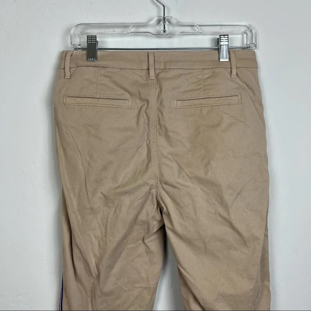 Sundry Tan Stripe Bootcut Pants - Image 5