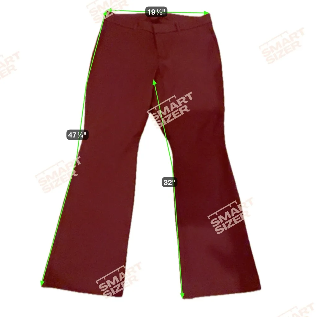 Old Navy  Maroon Pixie Flare Pants - Image 2