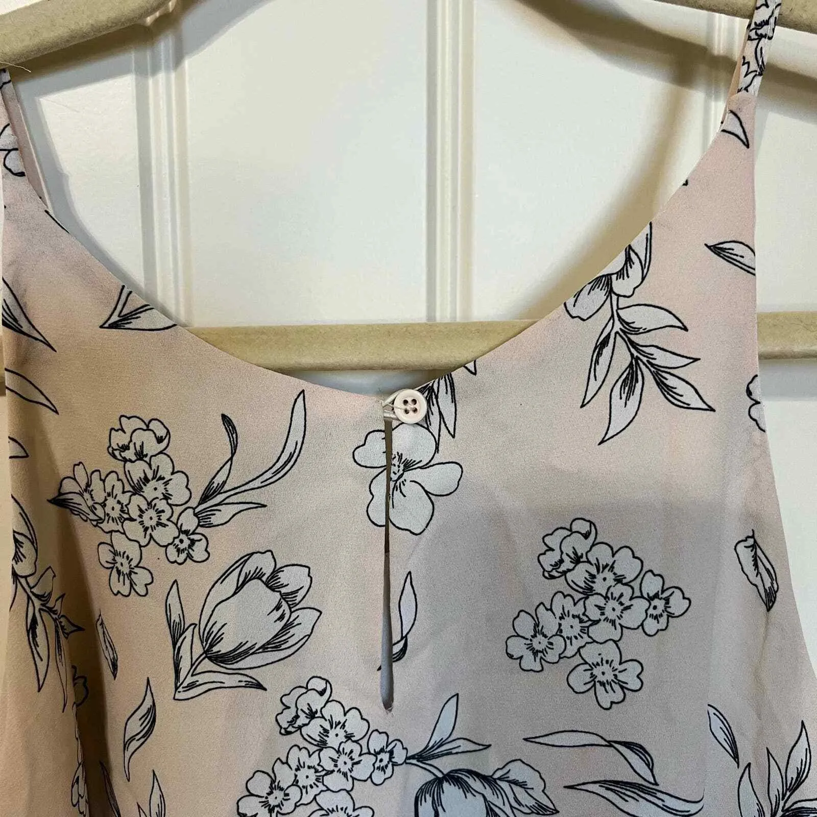 Alice Collection Sleeveless Tank‎ Top Floral Print Casual Blouse Small Pink - Image 9