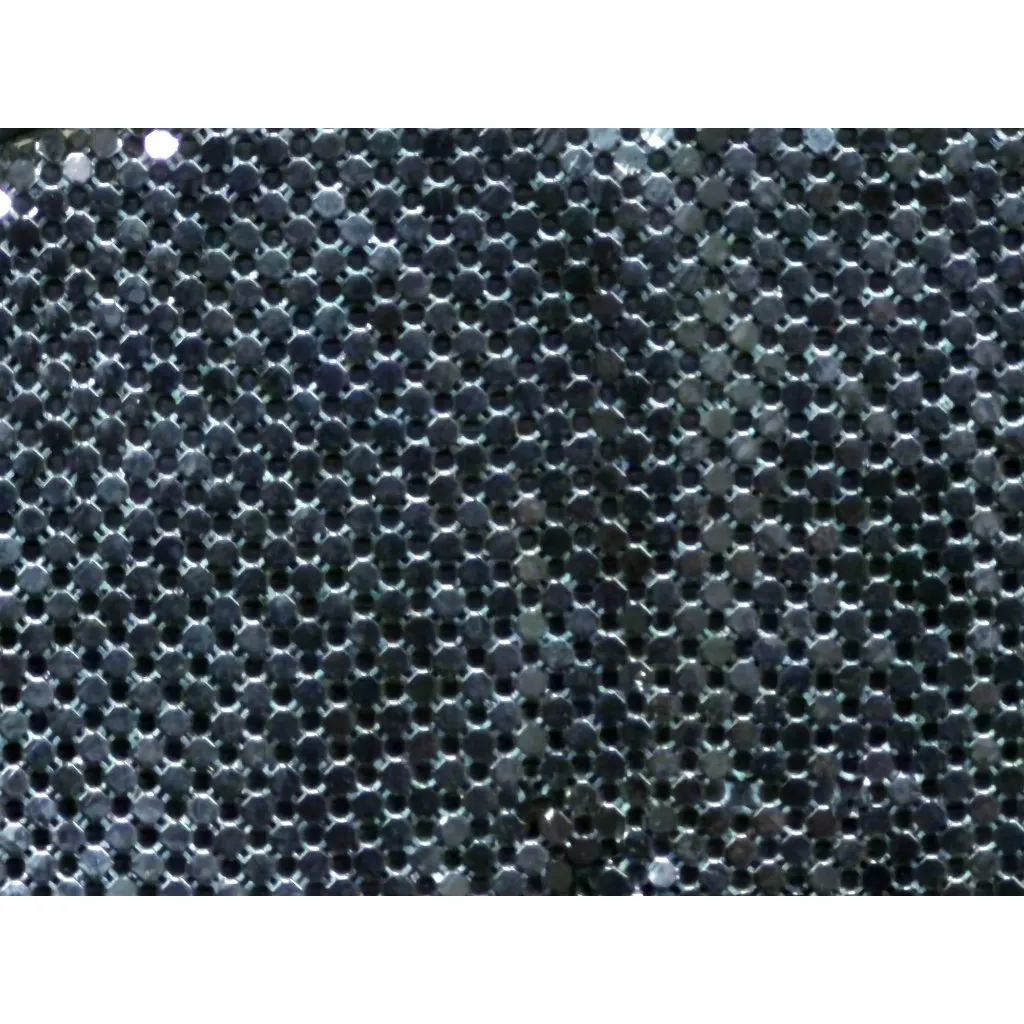 Vintage Whiting and Davis Small Black Mesh Evening Bag Cross Body Purse - Image 5