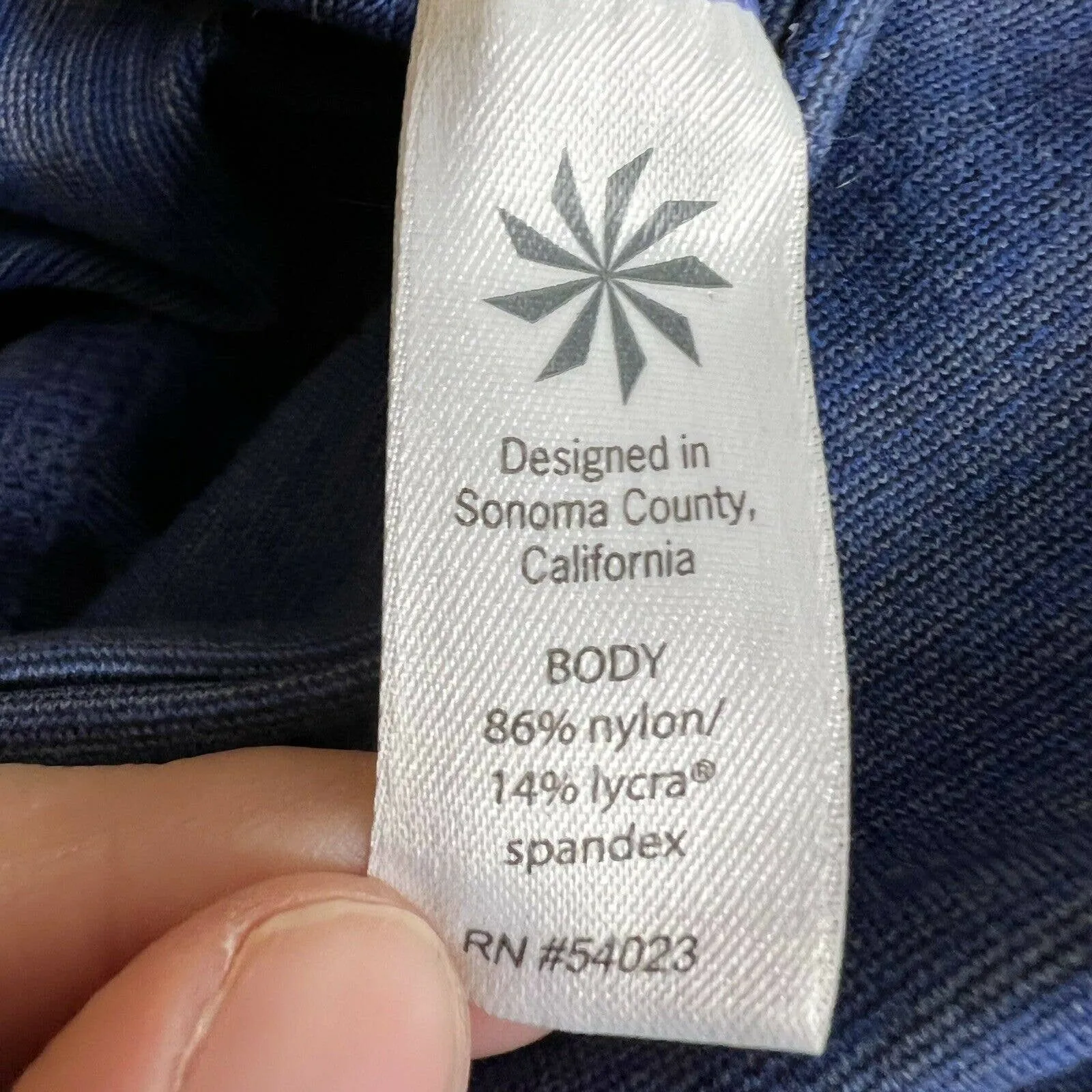 Athleta Blue Chaturanga‎ Spacedye Legging Size XSP - Image 5