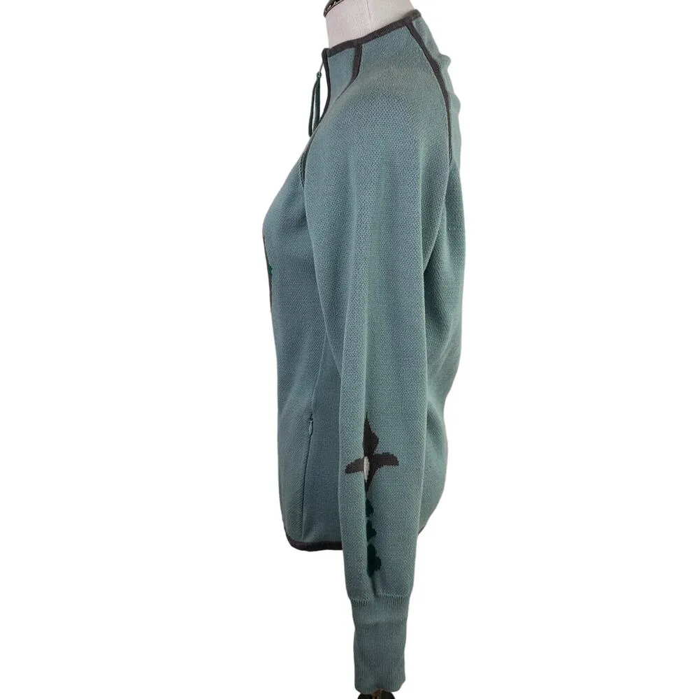 Athleta 1/3 Zip Mock Neck Pullover Sweater Size Medium - Image 6