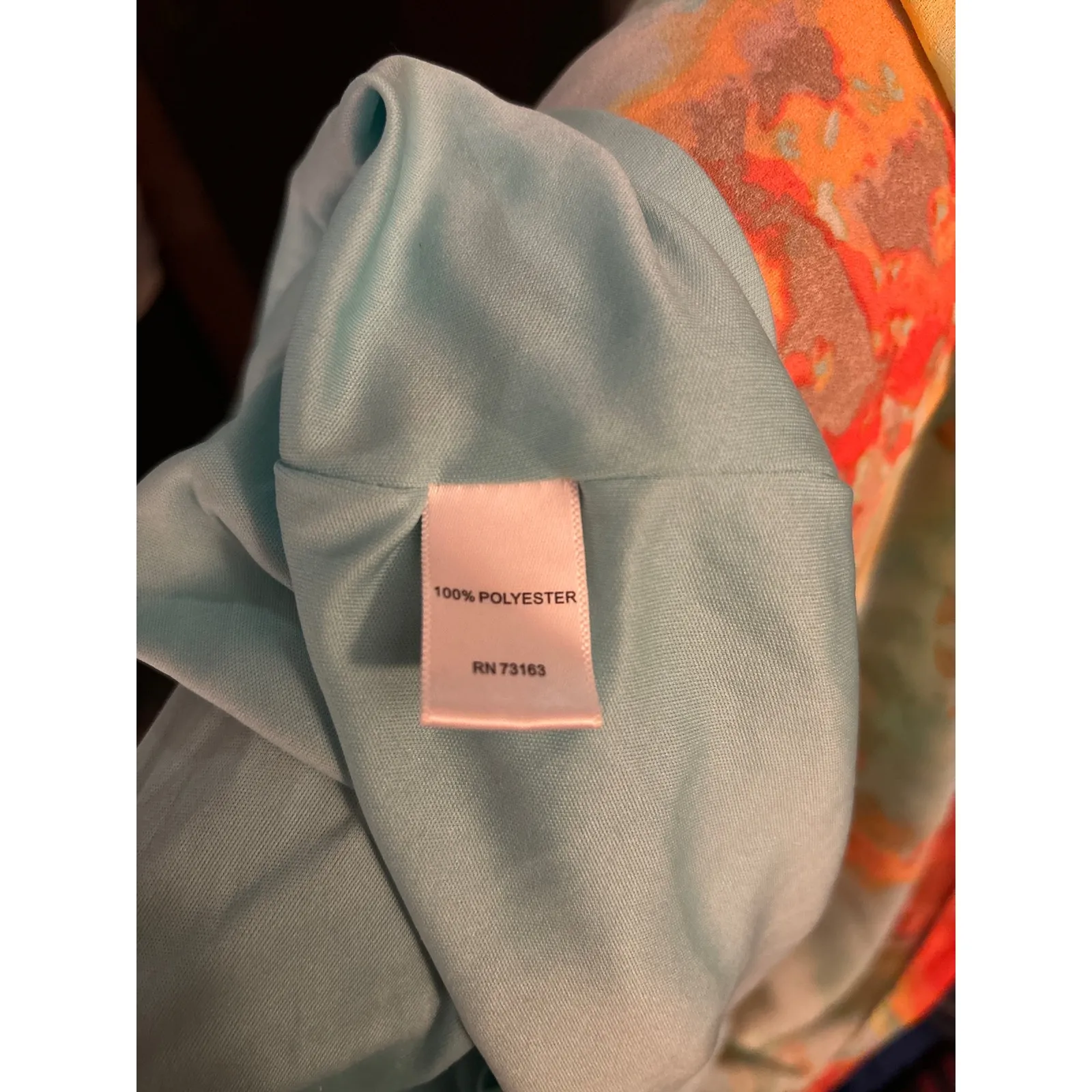 Melissa Paige Tie-Dyed Cap Sleeve Midi Shift Dress S Rainbow Boho Costal Cowgirl - Image 10