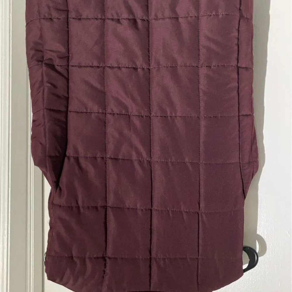 NY&C puffer vest. Burgundy/wine color Size M - Image 2