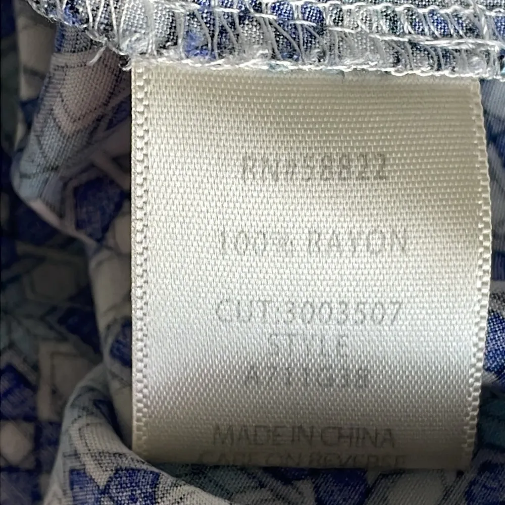 Max Studio Button Down Tie Top - Image 5