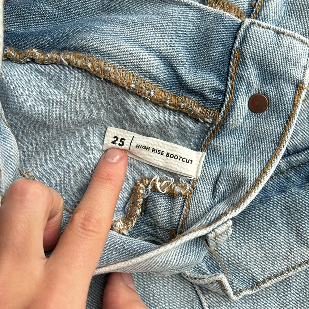 Pacsun High Rise Bootcut Jeans w/ Cutout - Image 3