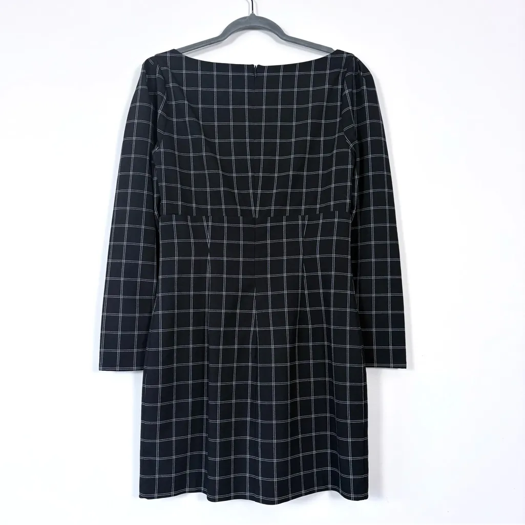 H:ours x Revolve Shae Mini Dress in Black & White
Plaid Medium - Image 5