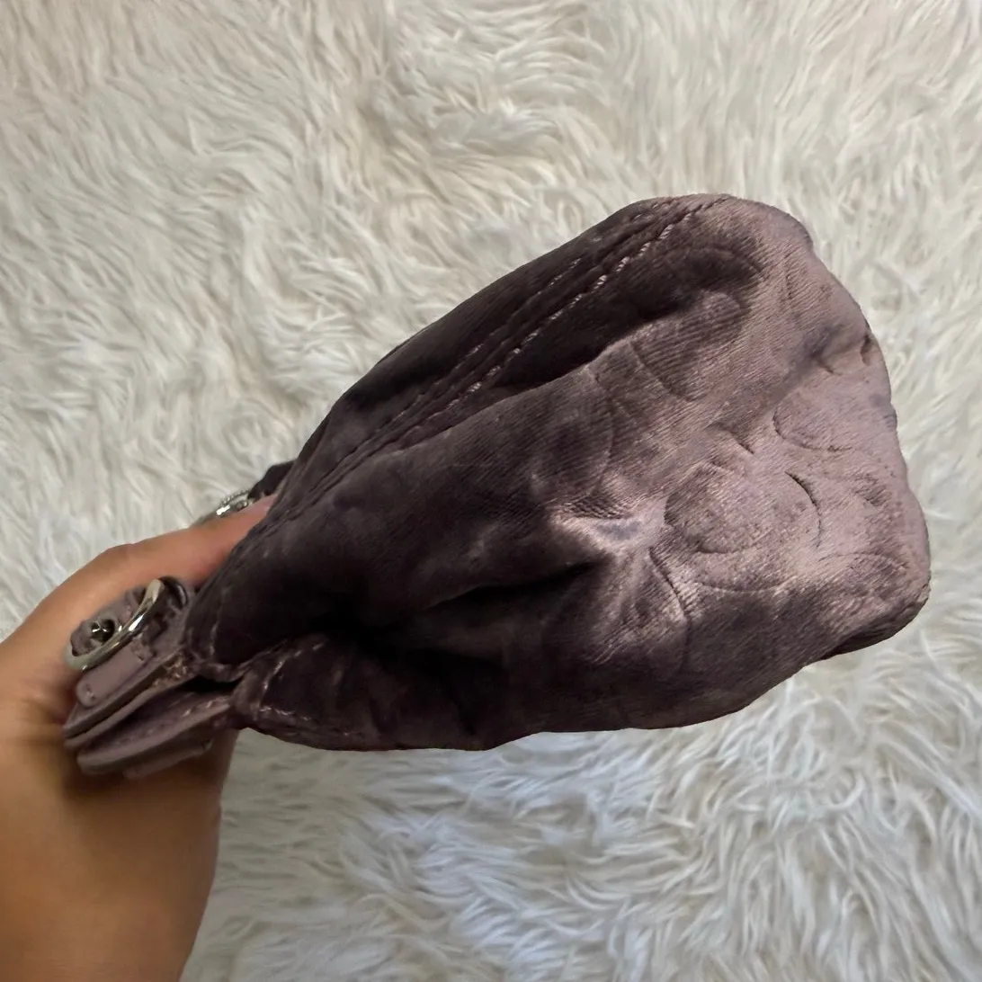 RARE y2k COACH Turnlock Garnet Mini Purse Clutch Handbag - Image 9