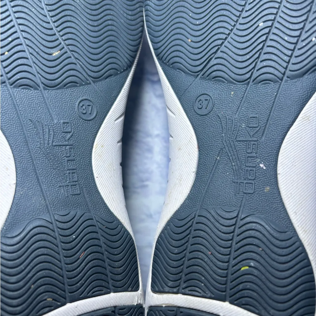 Dansko Lace Up Sneaker Womens Size 37 Hayes Blue Suede Trim 451539 Comfortable - Image 11