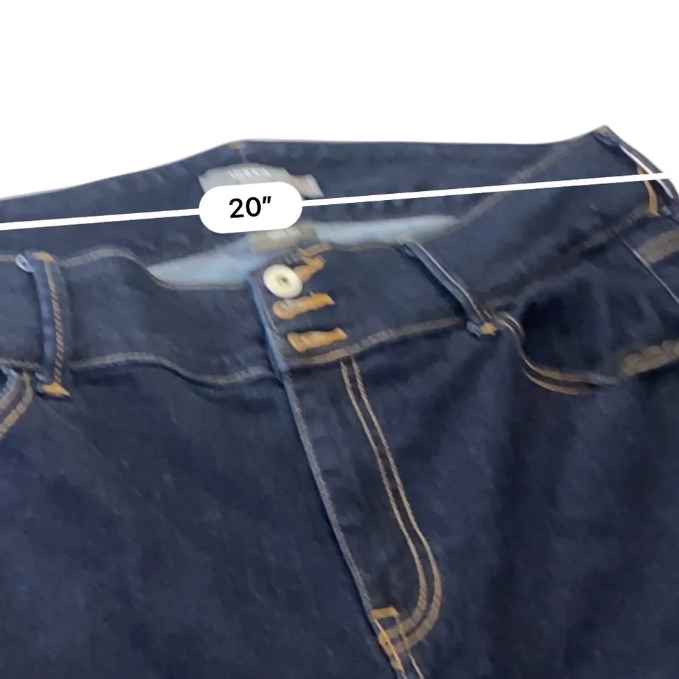 Torrid Super soft Feel the Fit Crop Jegging Dark Blue Jeans Size 20 PLUS - Image 7