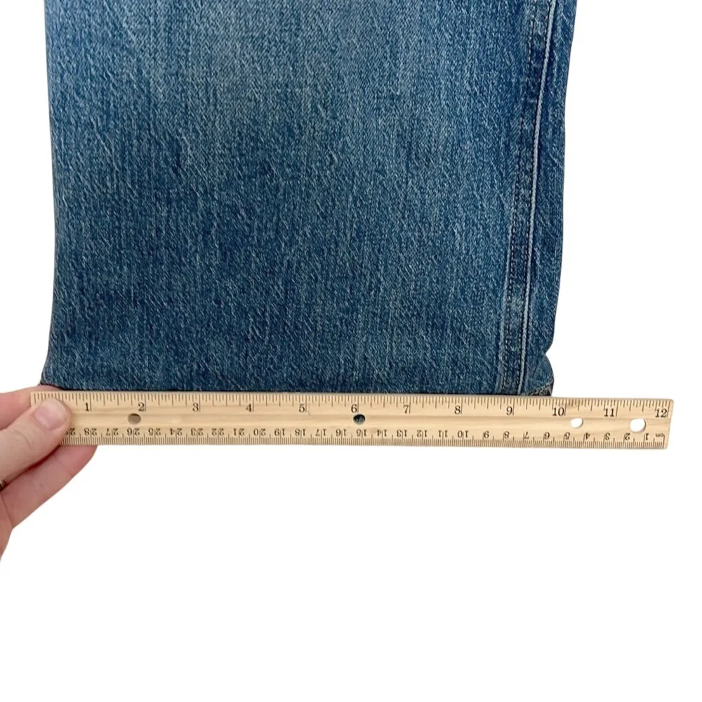 H&M Wide Leg High Waist Cropped‎ Jeans Sz 2 NWT 21" Inseam Classic Denim - Image 8