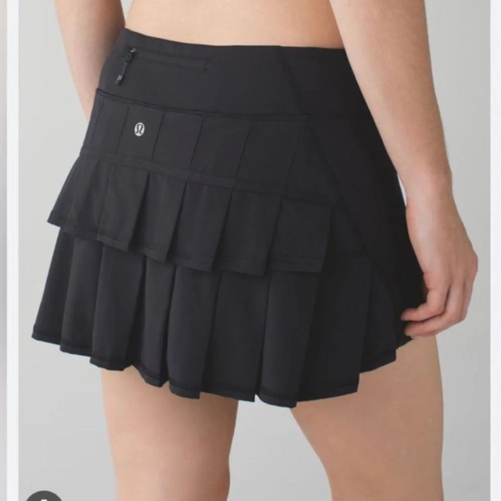 Black Lululemon Pace Setter Skirt - Image 2