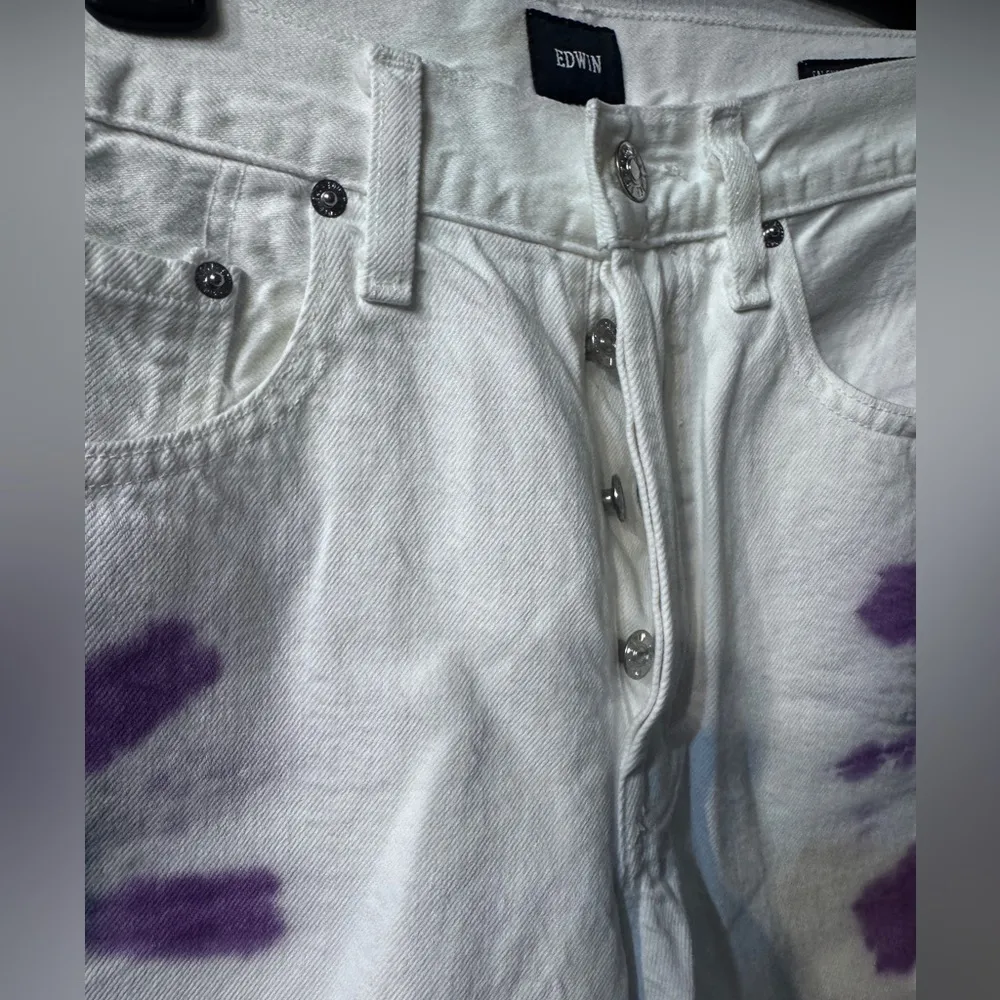 Anthropologie Edwin Tie-Dye Kai Shorts size 28 NWT! Color is sunset $168 retail! - Image 5