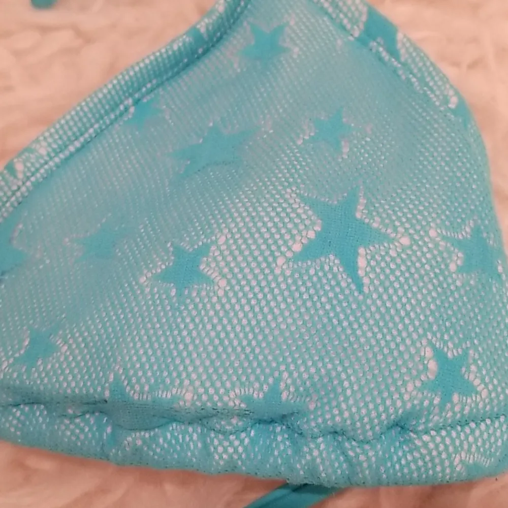 💕FOREVER 21 Star Print Triangle Top String Bikini - Image 6