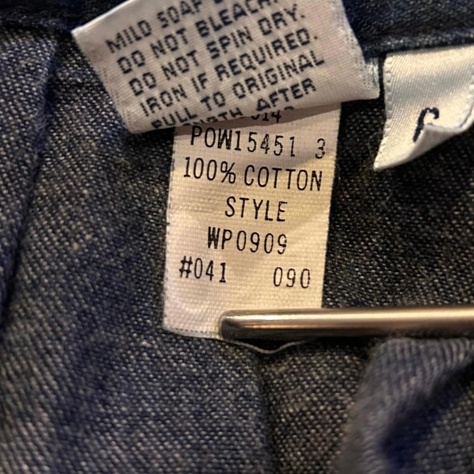 Vintage Calvin Klein Womens Pleated Denim Midi Skirt Size 6 Y2K - Image 7