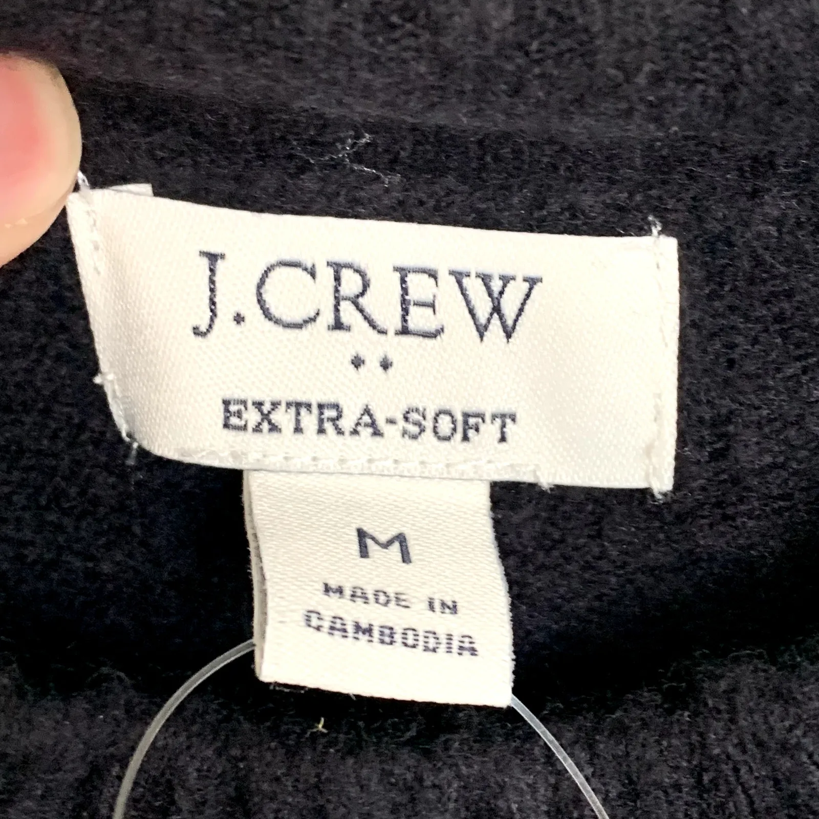 NEW J. Crew Sz M Extra Soft Mockneck Wool Blend Sweater Mini Dress Black BU755 - Image 8