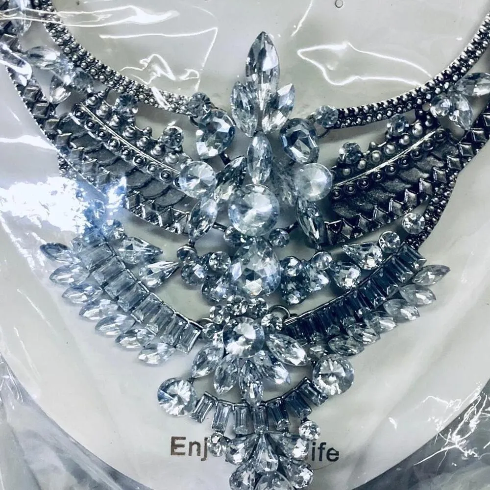 Ashley Collection Necklace Silver - Image 2