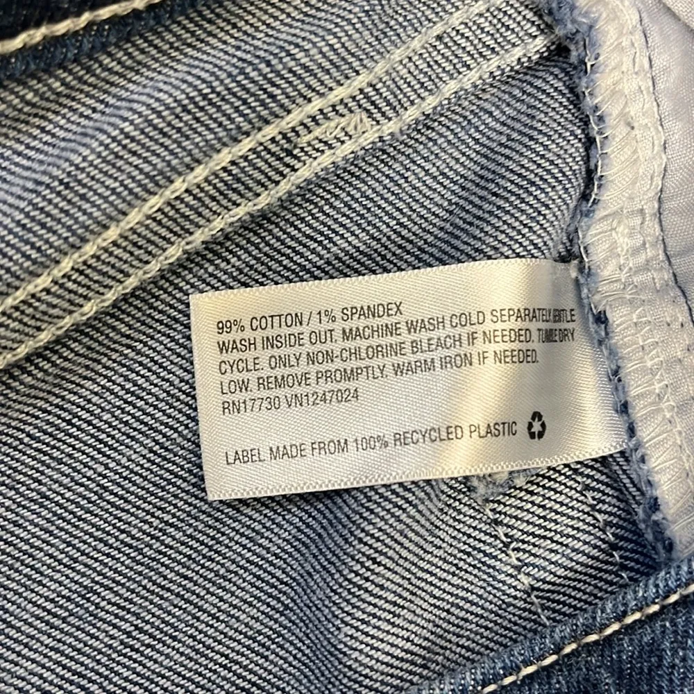 Wild fable super high rise straight button fly Classic Blue Denim Jeans - Image 9