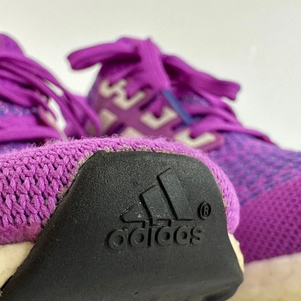 Adidas Ultra Boost Women's Purple Lace Up Low Top Running Sneakers Shoes Size 7 - Image 8