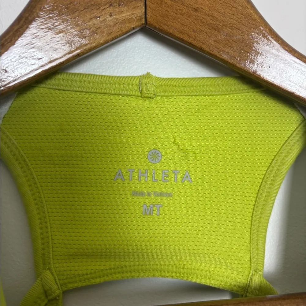 Athleta Lime Green Athletic Equator Tank Top - Image 6