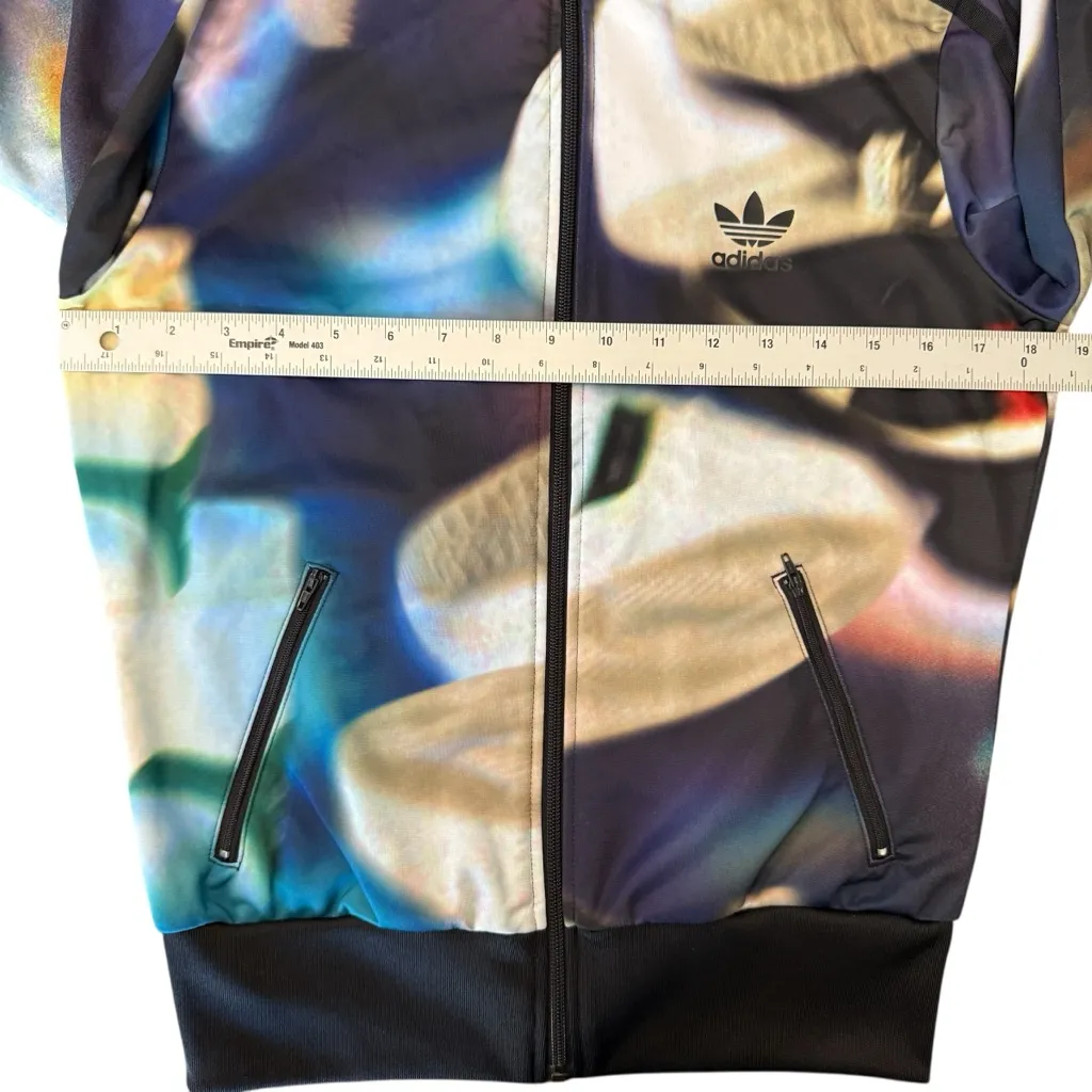 Adidas Originals Firebird Track Jacket Multicolor Iridescent Trefoil Logo Small - Image 14