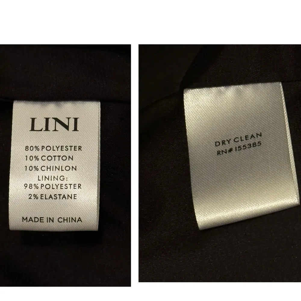 Lini Red Autumn Tweed Paneled Jacket Blazer Black Size L - Image 16