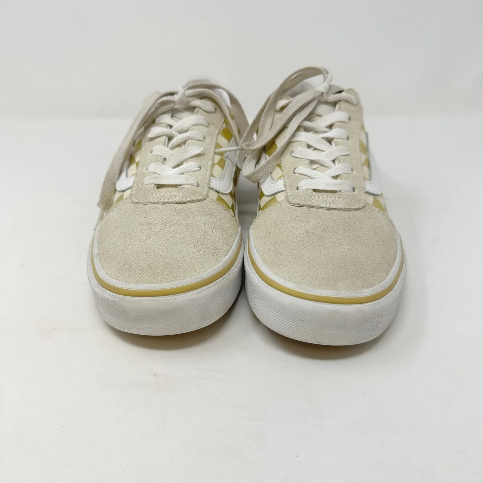 Vans Womens Ward Low Gold Checkerboard Size 7.5 - Image 2