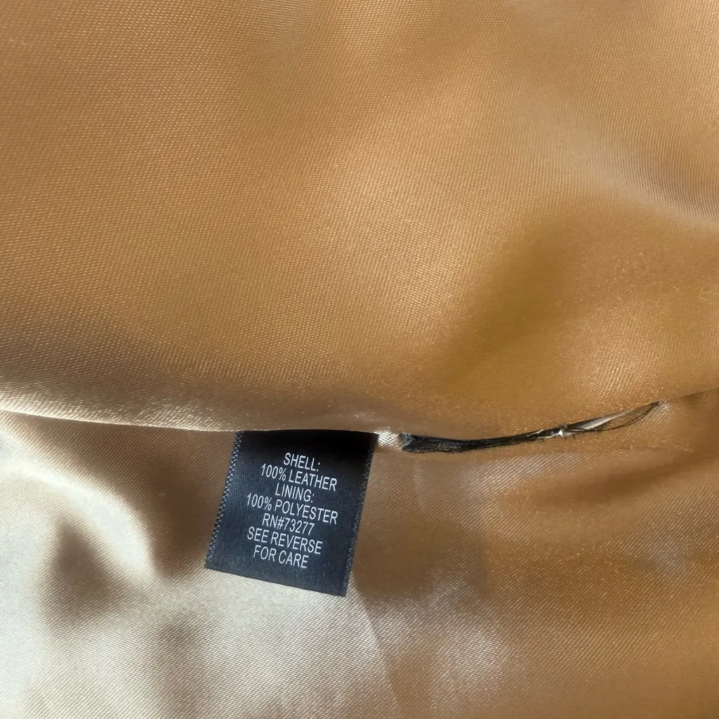 Sonoma Life + style suede leather (100%) Tan Jacket - Image 6