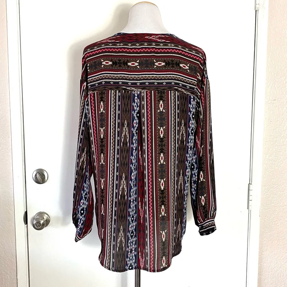 Forever 21 Abstract Lace Up Tunic - Image 2