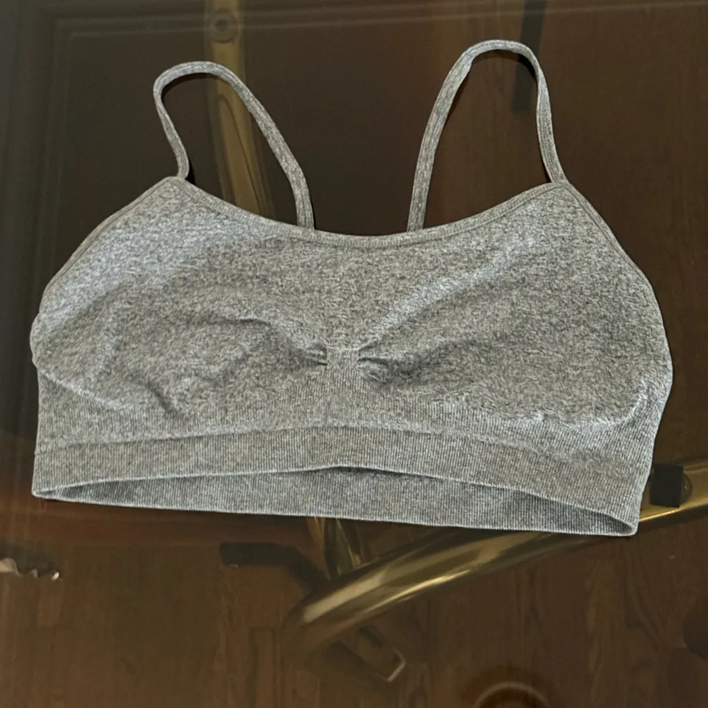 Gray Women's Sports Bra - Image 5