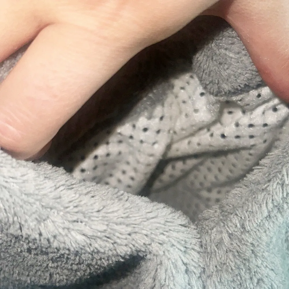 Patagonia Gray Button Snap Pullover Fleece 100% Polyester Jacket - Image 5