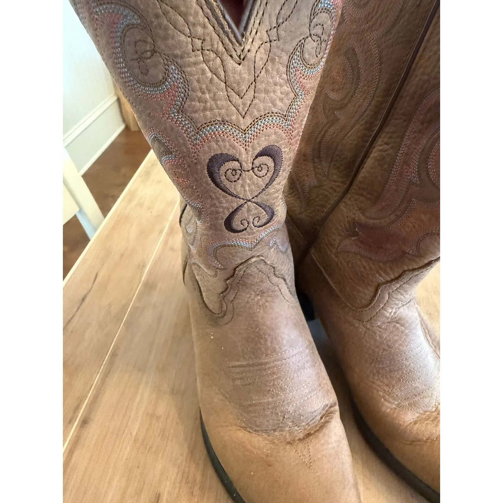 Tony Lama Western‎ Boots Style RR 5003L Rodeo Cowgirl Size 6B - Image 2