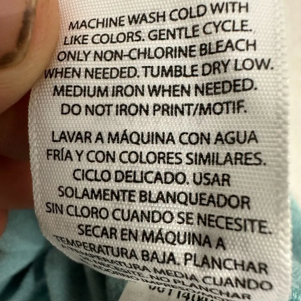 Time And Tru Women's XL Studio Blue Spaghetti Strap Tank Top - Image 5