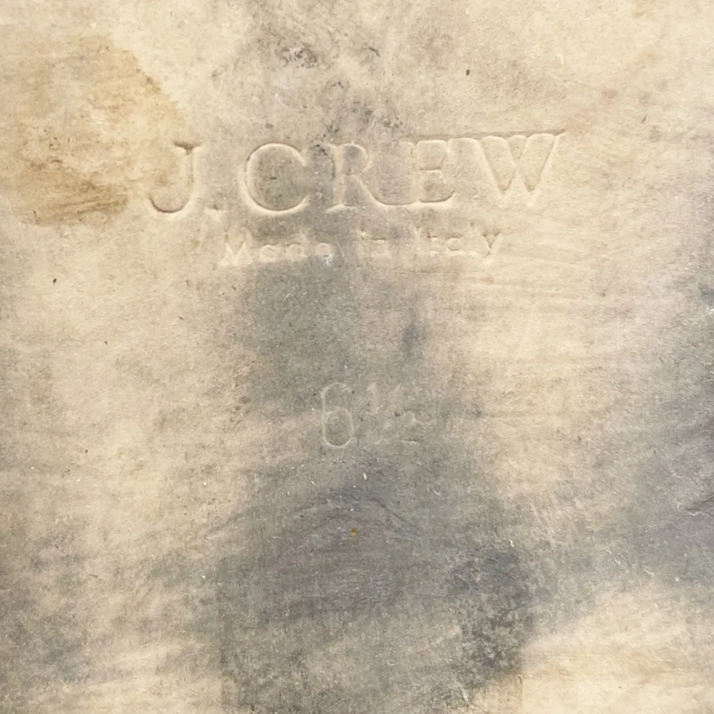 J. Crew Double Zipper Burgundy Red Leather Pointed Toe Loafer Women's Size 6.5 - Image 10