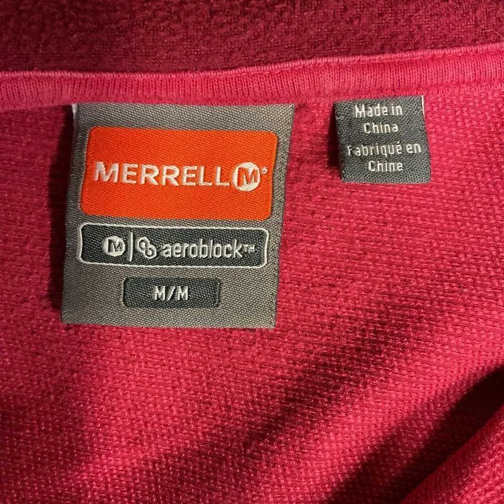 Merrell Aeroblock Soft Shell Women's‎ Jacket Size Medium Red Outdoors Athletic - Image 14