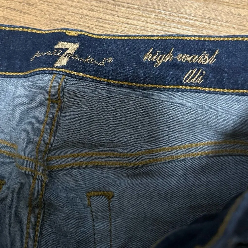 7 for All Mankind High Waist Ali darkwash bootcut jeans - Image 4