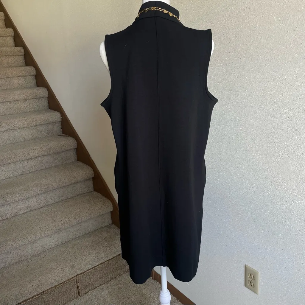 Spanx Air Essentials Mock Neck Dress in Black Size Large - Image 7