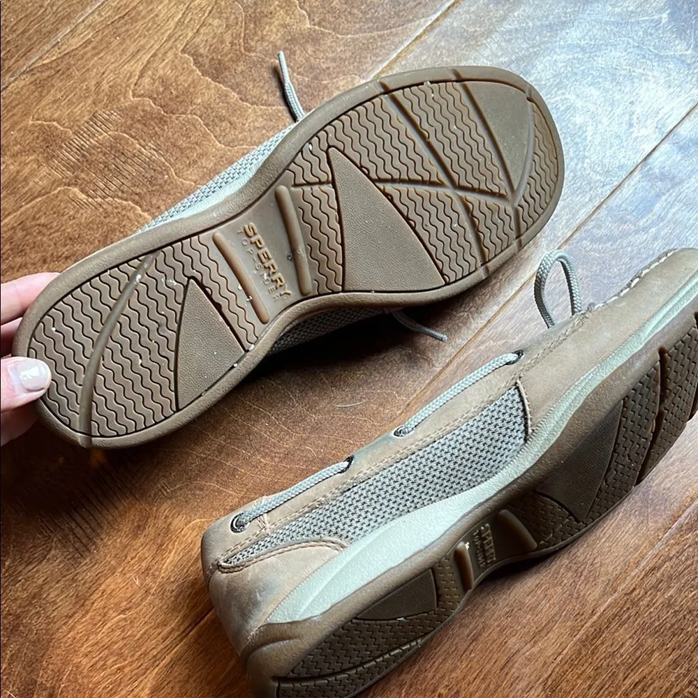 Sperry Tan Women’s Leather Loafers - Image 3