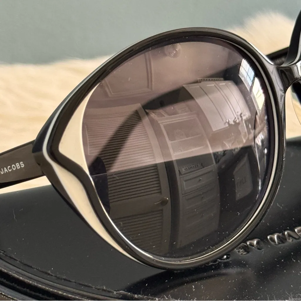 Marc by Marc Jacobs MMJ 381/S White Logo Mod Sunglasses - Image 7