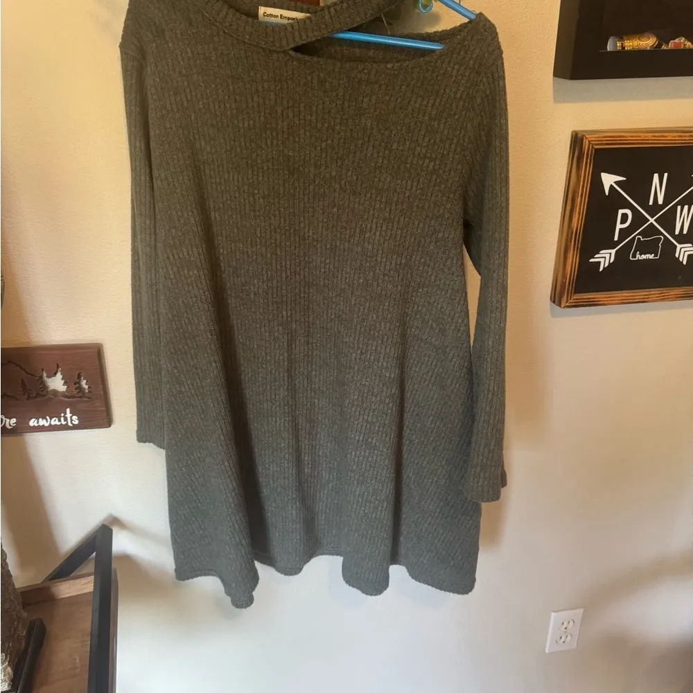 Sweater dress Cotton  emporium size large - Image 5